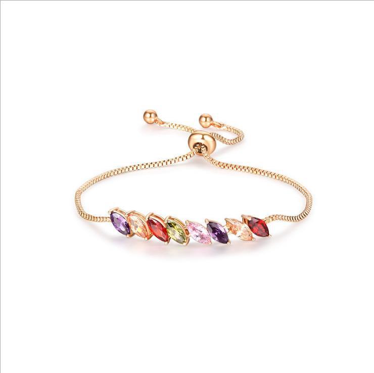 Boho Rainbow Tennis Bracelets For Women