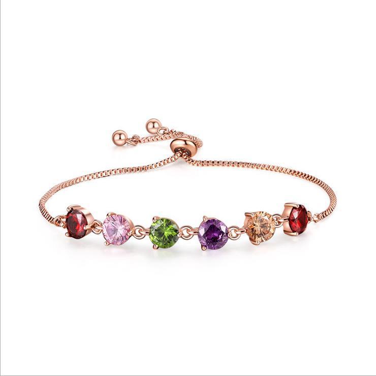 Boho Rainbow Tennis Bracelets For Women