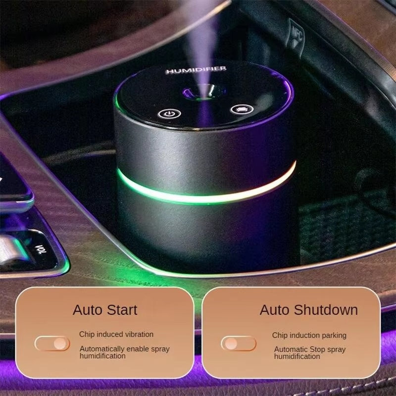 Car Air Humidifier Aluminium Essential Oil Diffuser