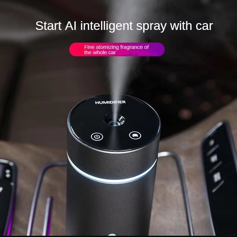 Car Air Humidifier Aluminium Essential Oil Diffuser