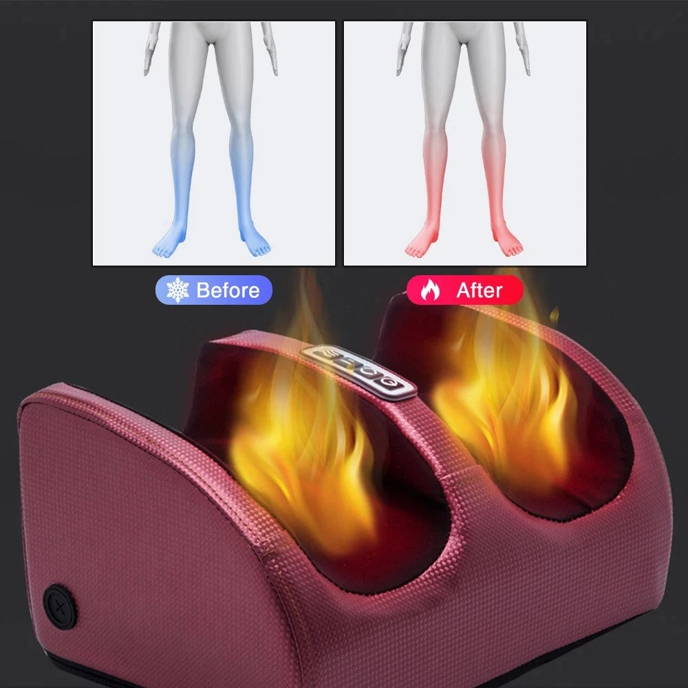 Electric Heating Therapy Relief Foot Massager