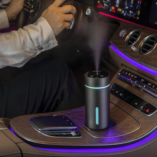 Car Air Humidifier Aluminium Essential Oil Diffuser