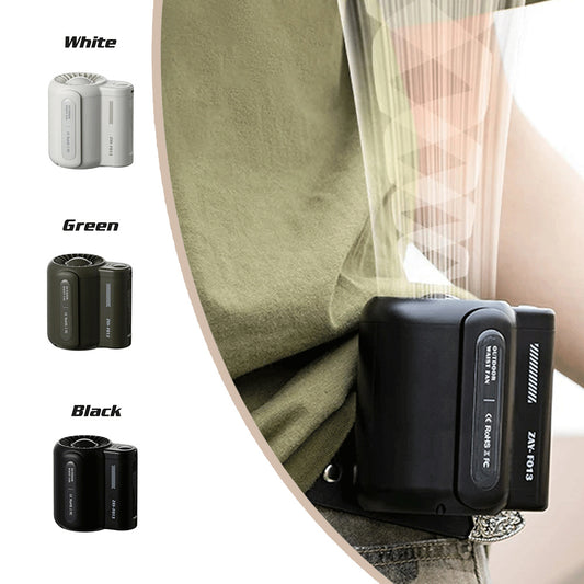 Summer Cooling Portable Small Air Fan For Outdoor Sports Travel Work