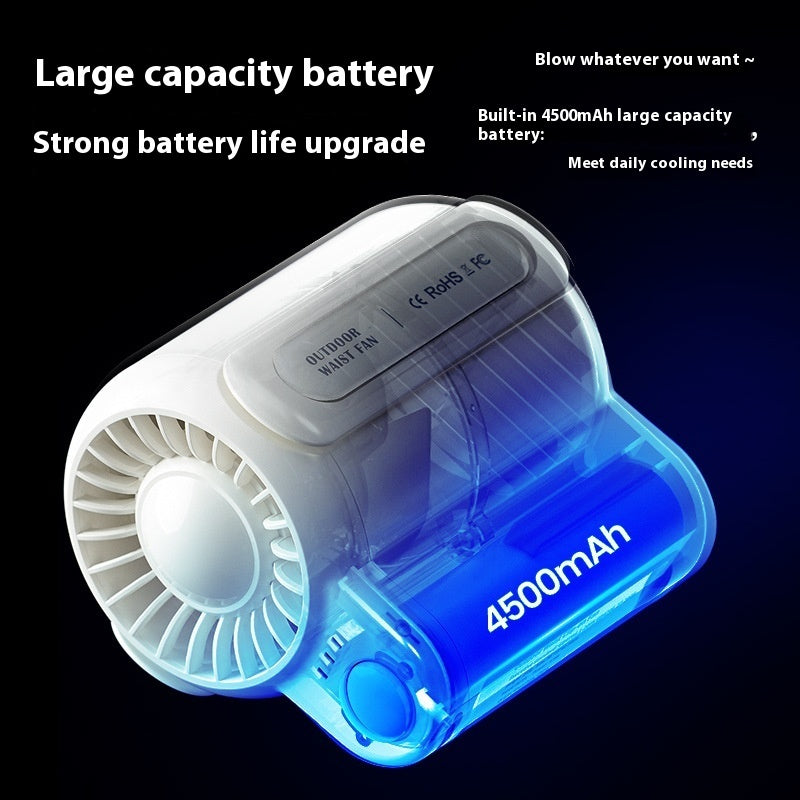 Summer Cooling Portable Small Air Fan For Outdoor Sports Travel Work