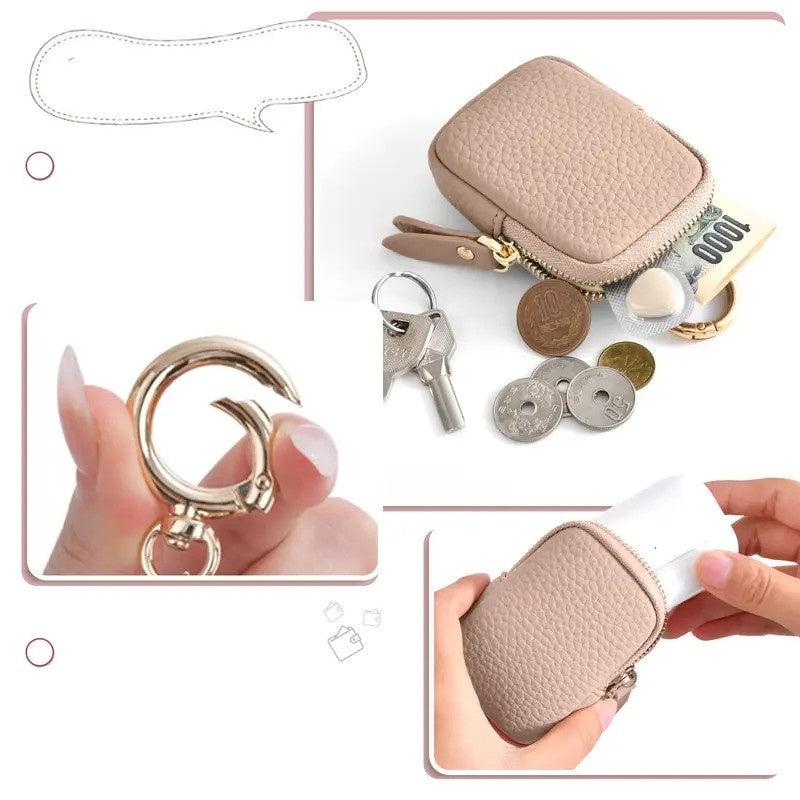 Small Change Purse Keychain Wallet For Women