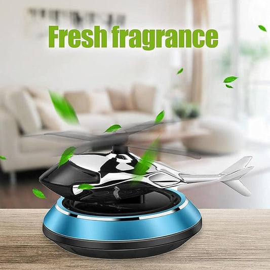 Solar Powered Helicopter Car Air Freshener